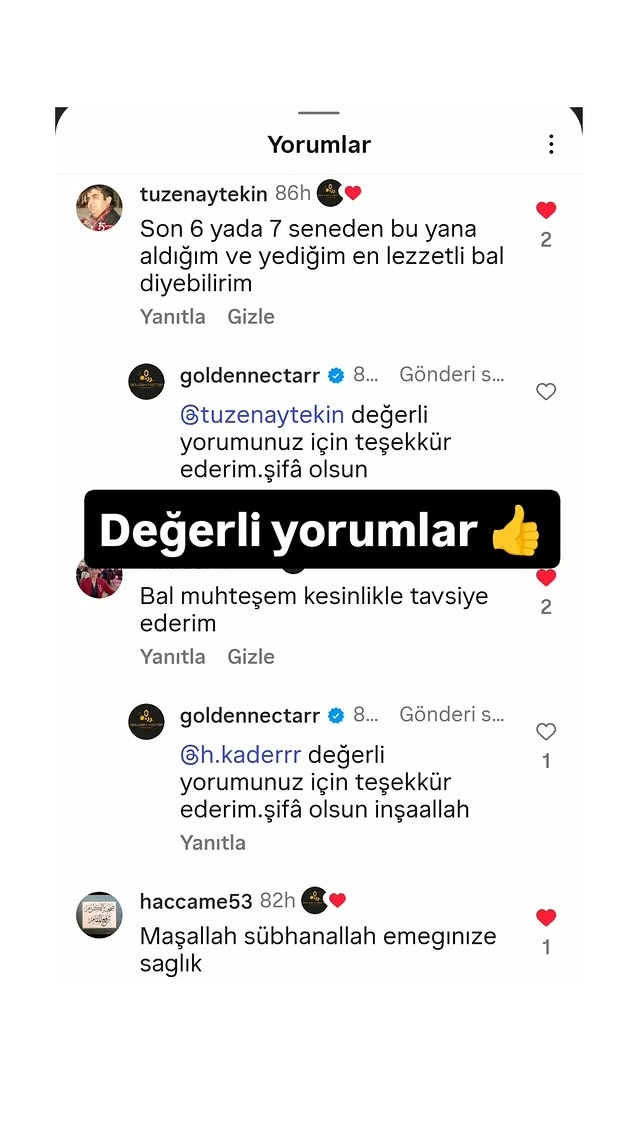 Müşteri yorumu ekran görüntüsü 8